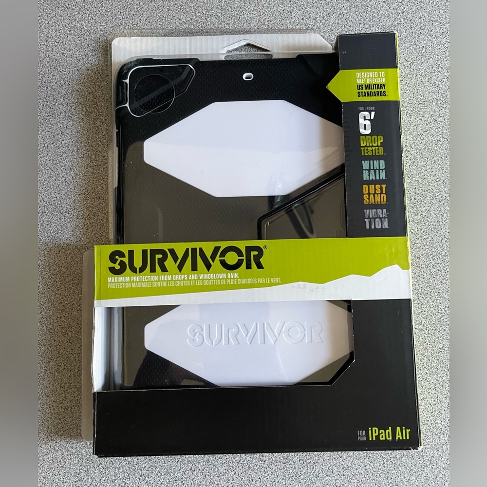 Griffin Survivor Black iPad Air Case 6’